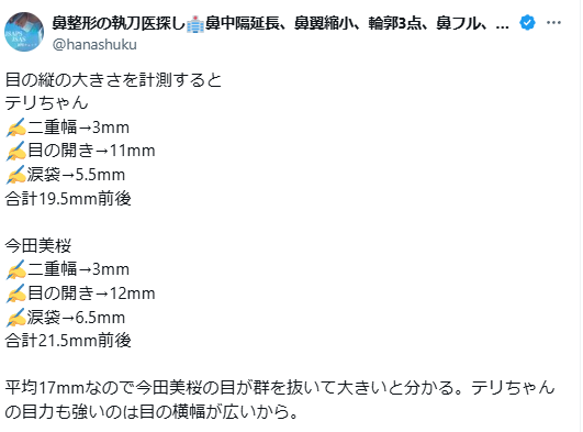 今田美桜　目がおかしい