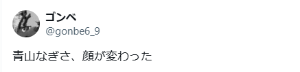 青山なぎさ 顏変わった 整形