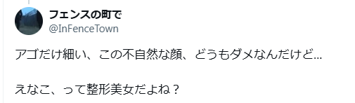 えなこ　顔変わった　整形
